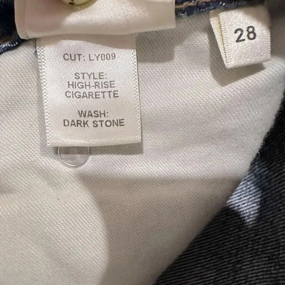 Reformation High Rise Cigarette Jeans sz 28 - Picture 11 of 12